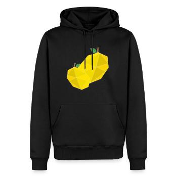 Origami Mango Frucht Obst basteln Saft Vitamin - Männer Premium Bio Hoodie - Schwarz - Vorne - Nico (187cm)