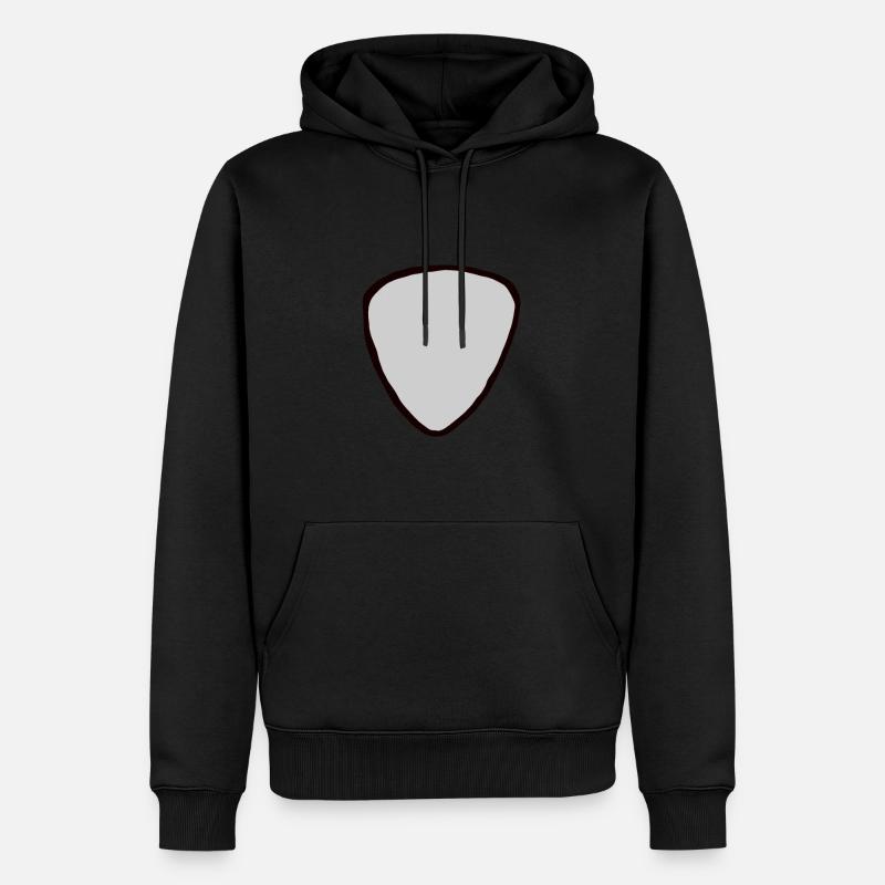 plectre - Sweat à capuche Premium bio Homme - noir