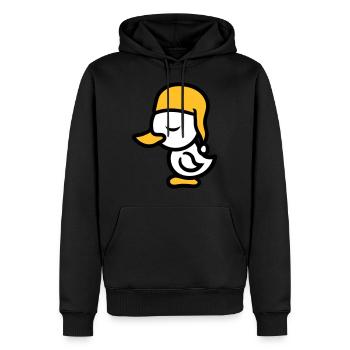 muetze muede bett schlafen schlafmuetze abend erho - Männer Premium Bio Hoodie - Schwarz - Vorne - Nico (187cm)