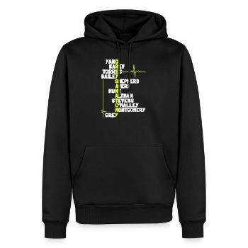 Greys Anatomy Cast - Männer Premium Bio Hoodie - Schwarz - Vorne - Nico (187cm)