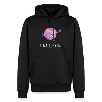 Cell-Fie Drôle Biologie Biologie Cadeau De Laboratoire - Sweat à capuche Premium bio Homme - noir - Devant - Nico (187cm)