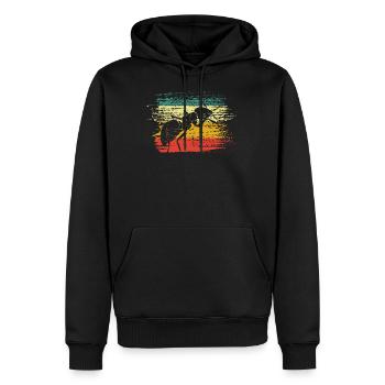 Ant - Men’s Premium Organic Hoodie - black - Front - Nico (187cm)