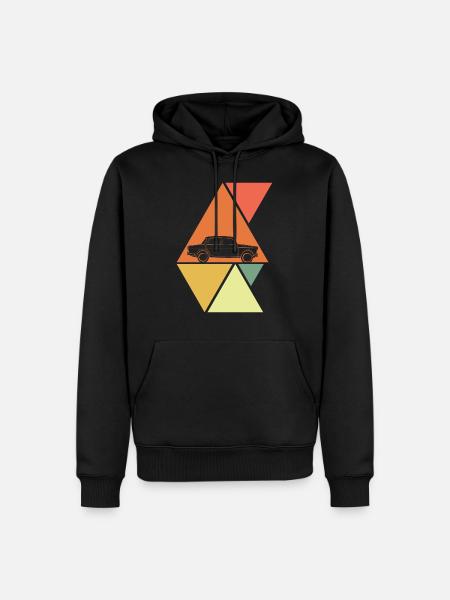 Auto - Männer Premium Bio Hoodie - Schwarz