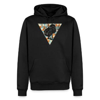 Chick - Men’s Premium Organic Hoodie - black - Front - Nico (187cm)