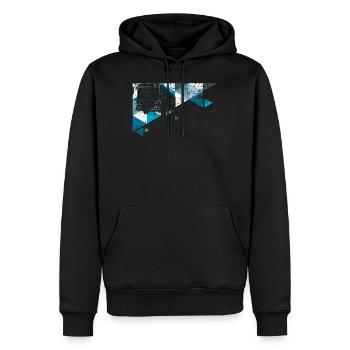 Bus - Männer Premium Bio Hoodie - Schwarz - Vorne - Nico (187cm)
