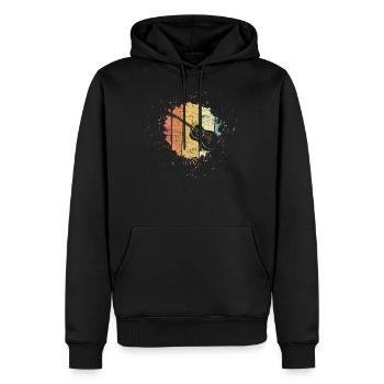 Gitarrist Gitarre - Männer Premium Bio Hoodie - Schwarz - Vorne - Nico (187cm)