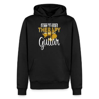 Gitarre Musiker Gitarrist - Männer Premium Bio Hoodie - Schwarz - Vorne - Nico (187cm)