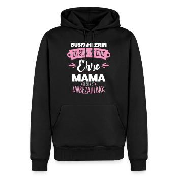 Busfahrerin Mama - Männer Premium Bio Hoodie - Schwarz - Vorne - Nico (187cm)