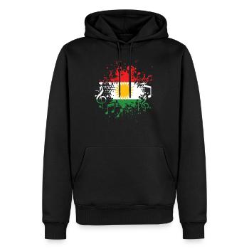 Kurden Musik Kurdistan - Männer Premium Bio Hoodie - Schwarz - Vorne - Nico (187cm)