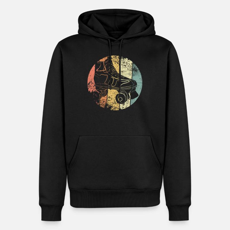Rollschuh - Männer Premium Bio Hoodie - Schwarz