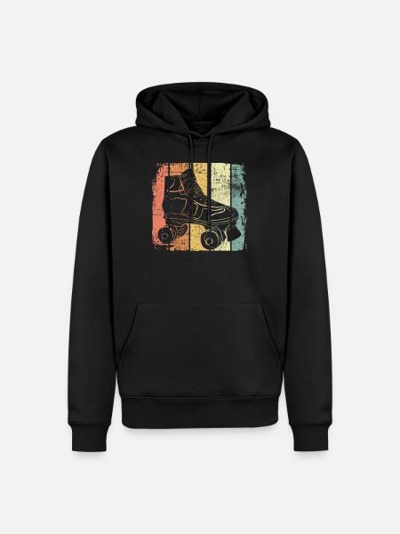 Rollschuhlaufen - Männer Premium Bio Hoodie - Schwarz