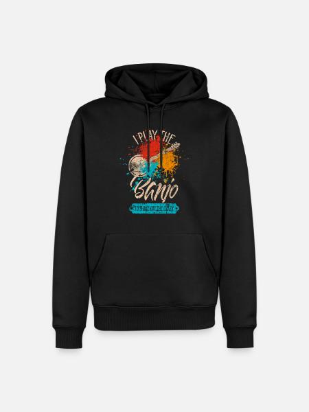 Banjo - Men’s Premium Organic Hoodie - black