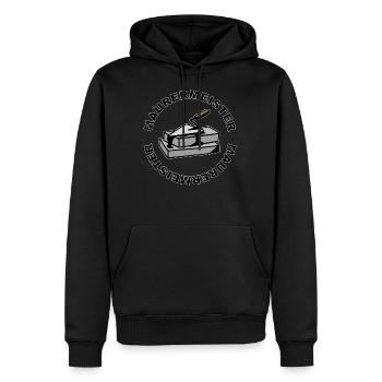 Handwerker Haus bauen Maurer Meister Maurermeister - Männer Premium Bio Hoodie - Schwarz - Vorne - Nico (187cm)