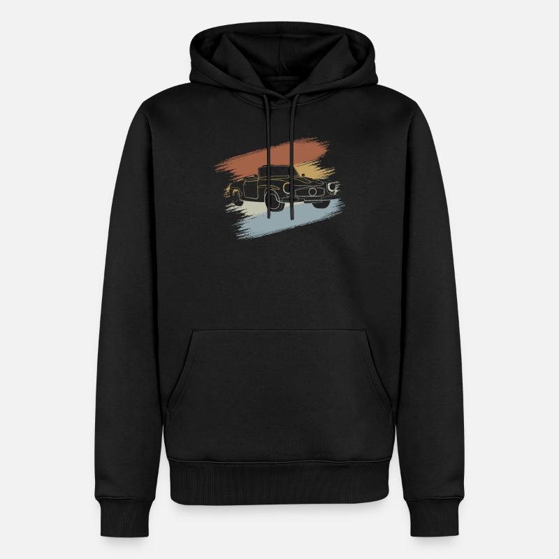 Cabrio Auto - Männer Premium Bio Hoodie - Schwarz