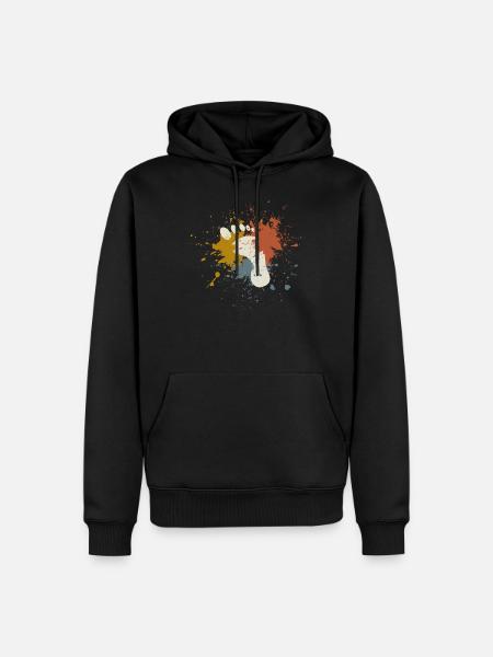 Foot retro - Men’s Premium Organic Hoodie - black