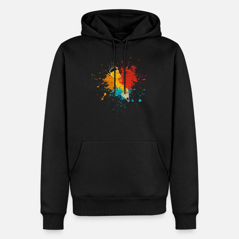 Schule - Männer Premium Bio Hoodie - Schwarz