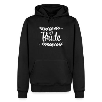 Bride Geschenk - Männer Premium Bio Hoodie - Schwarz - Vorne - Nico (187cm)