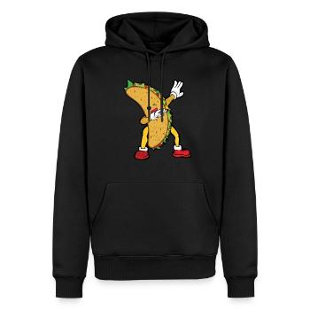 Dabbing DAB Taco - Men’s Premium Organic Hoodie - black - Front - Nico (187cm)