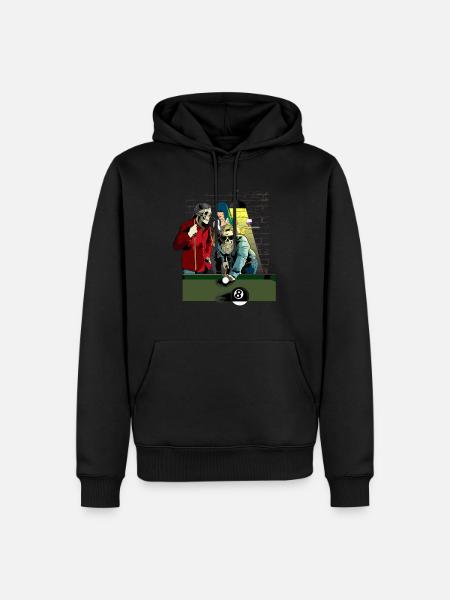 Billard Pool Snooker - Männer Premium Bio Hoodie - Schwarz
