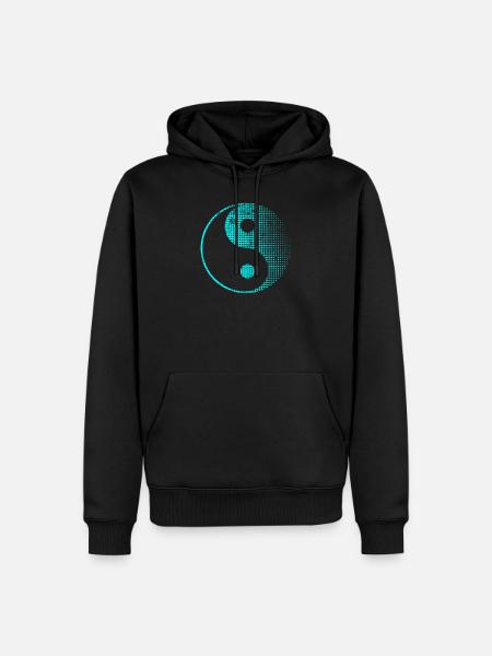 Yin Yang - Men’s Premium Organic Hoodie - black