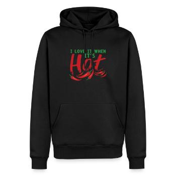 Kochen Koch - Männer Premium Bio Hoodie - Schwarz - Vorne - Nico (187cm)