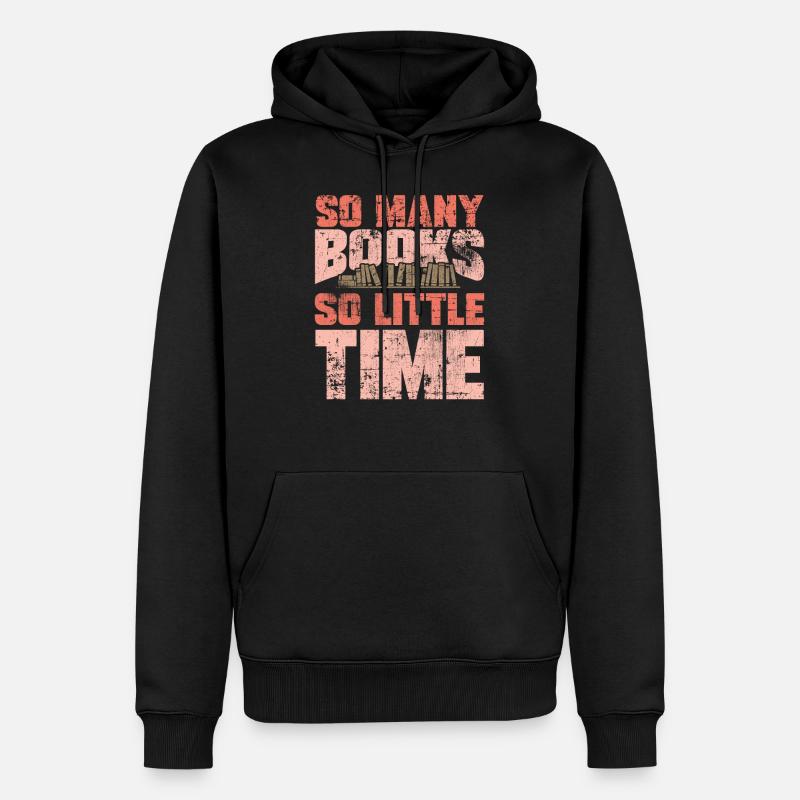 Lesen - Männer Premium Bio Hoodie - Schwarz