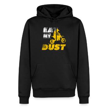 Motocross moto - Sweat à capuche Premium bio Homme - noir - Devant - Nico (187cm)
