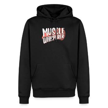 Physiotherapeut - Männer Premium Bio Hoodie - Schwarz - Vorne - Nico (187cm)