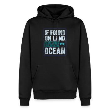 Tauchen Taucher - Männer Premium Bio Hoodie - Schwarz - Vorne - Nico (187cm)
