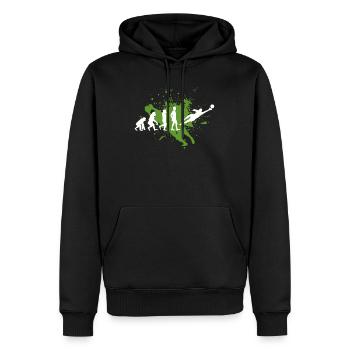 Torwart - Männer Premium Bio Hoodie - Schwarz - Vorne - Nico (187cm)