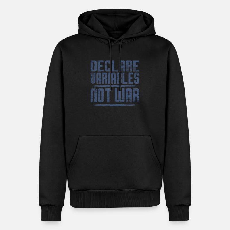 informatique - Sweat à capuche Premium bio Homme - noir