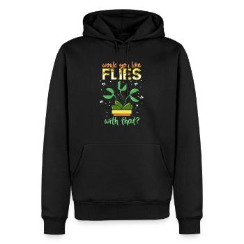 Carnivorous plants - Men’s Premium Organic Hoodie - black - Front - Nico (187cm)