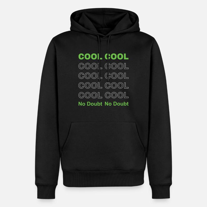 Cool Cool Cool - Männer Premium Bio Hoodie - Schwarz