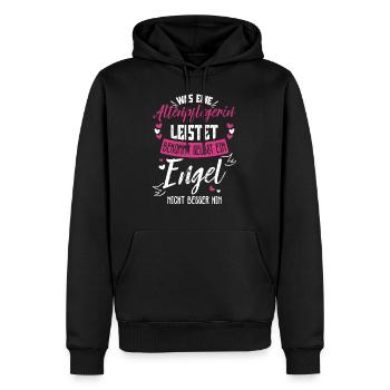 Altenpflegerin - Männer Premium Bio Hoodie - Schwarz - Vorne - Nico (187cm)