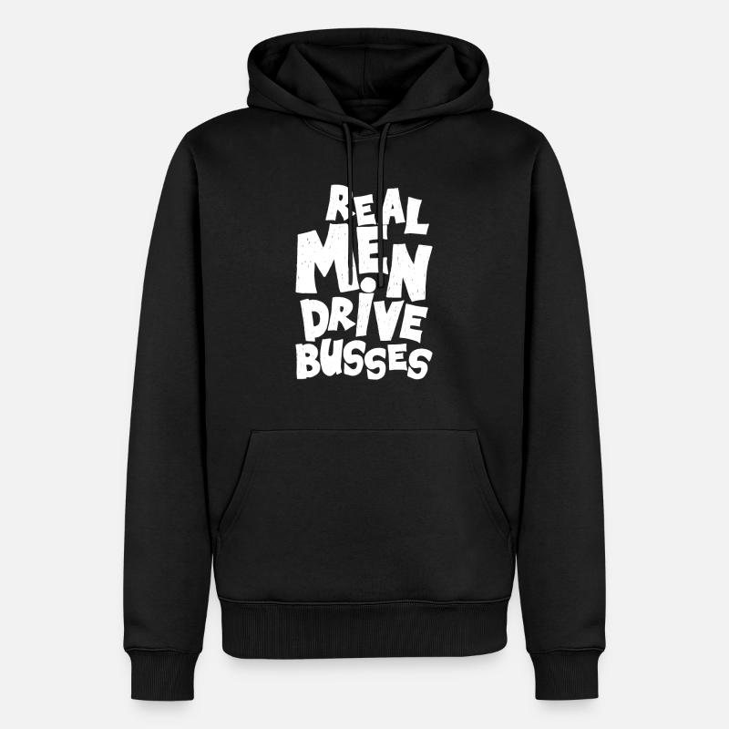 Busfahrer - Männer Premium Bio Hoodie - Schwarz
