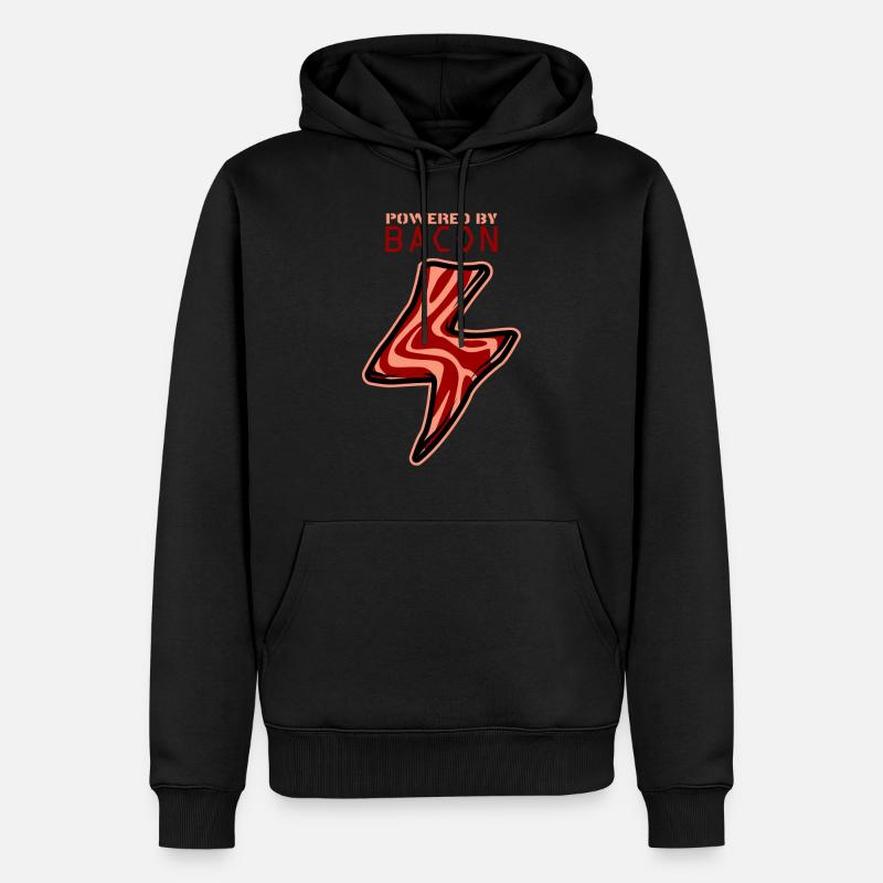 Propulsé par Bacon - Sweat à capuche Premium bio Homme - noir