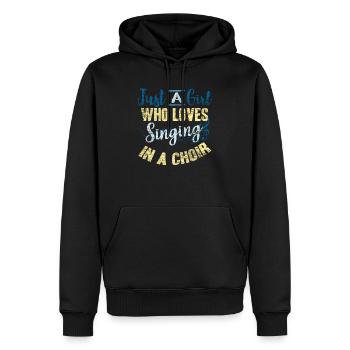 Chor Sängerin - Männer Premium Bio Hoodie - Schwarz - Vorne - Nico (187cm)