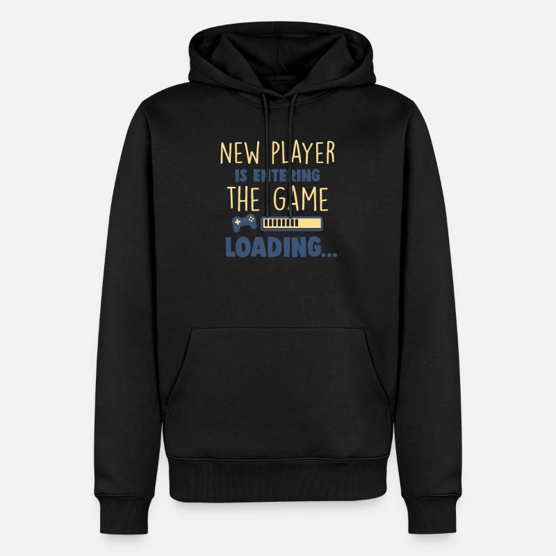 Grossesse de bébé enceinte - Sweat à capuche Premium bio Homme - noir