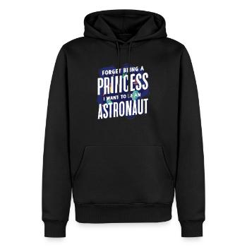 Astronaut - Männer Premium Bio Hoodie - Schwarz - Vorne - Nico (187cm)