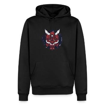 Devil Krampus Evil Perch Run - Men’s Premium Organic Hoodie - black - Front - Nico (187cm)