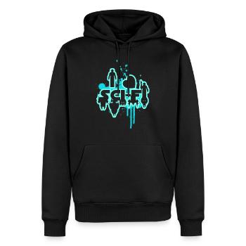 Sci-Fi - Männer Premium Bio Hoodie - Schwarz - Vorne - Nico (187cm)