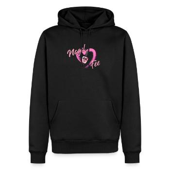 Nagel Fee - Nageldesign - Männer Premium Bio Hoodie - Schwarz - Vorne - Nico (187cm)