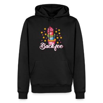 Backfee Bäcker Hobbybäcker Cupcake Muffin Torten - Männer Premium Bio Hoodie - Schwarz - Vorne - Nico (187cm)