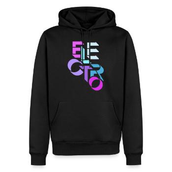 Electro Muisk, DJ, House Elektro Charts - Männer Premium Bio Hoodie - Schwarz - Vorne - Nico (187cm)