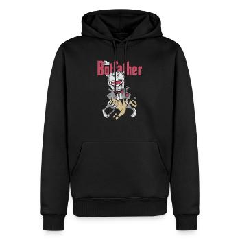 Cadeaux de robot robot Botfather - Sweat à capuche Premium bio Homme - noir - Devant - Nico (187cm)