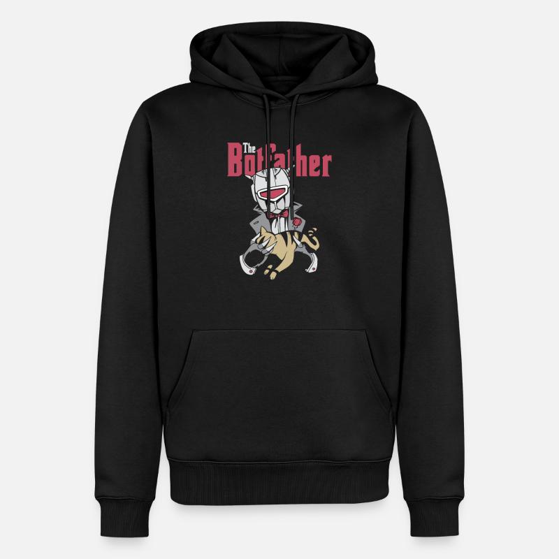 Botfather Robot Roboter Geschenke - Männer Premium Bio Hoodie - Schwarz