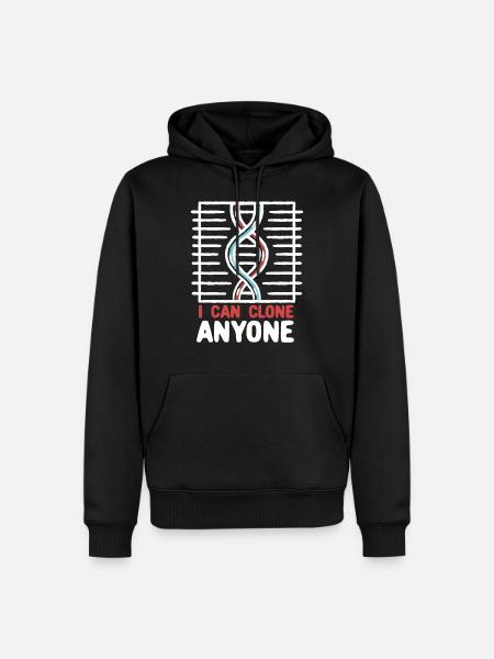 I Can Clone Anyone - Men’s Premium Organic Hoodie - black