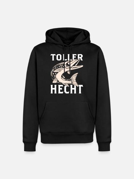Toller Hecht - Männer Premium Bio Hoodie - Schwarz