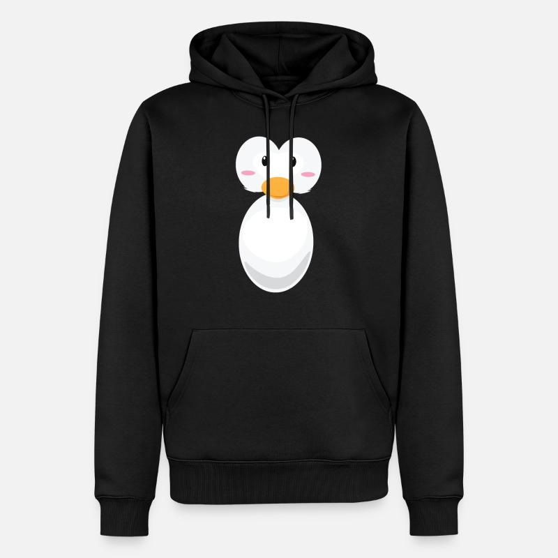 Costume de pingouin, pingouins, pingouins - Sweat à capuche Premium bio Homme - noir