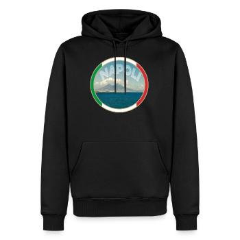 Neapel, Napoli, Naples I Love Napoli Italien - Männer Premium Bio Hoodie - Schwarz - Vorne - Nico (187cm)